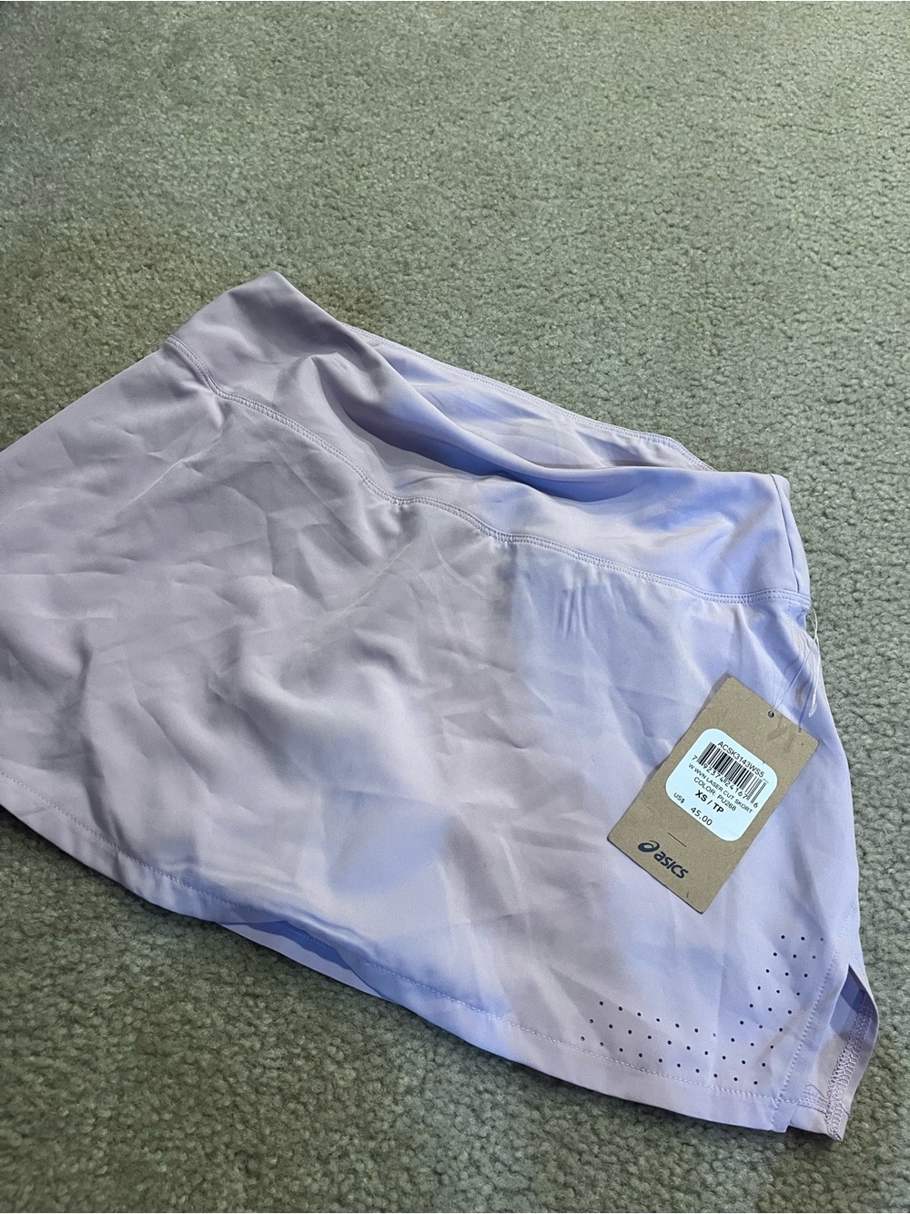 Asics Lavender/Pastel Purple Athletic XS Skort